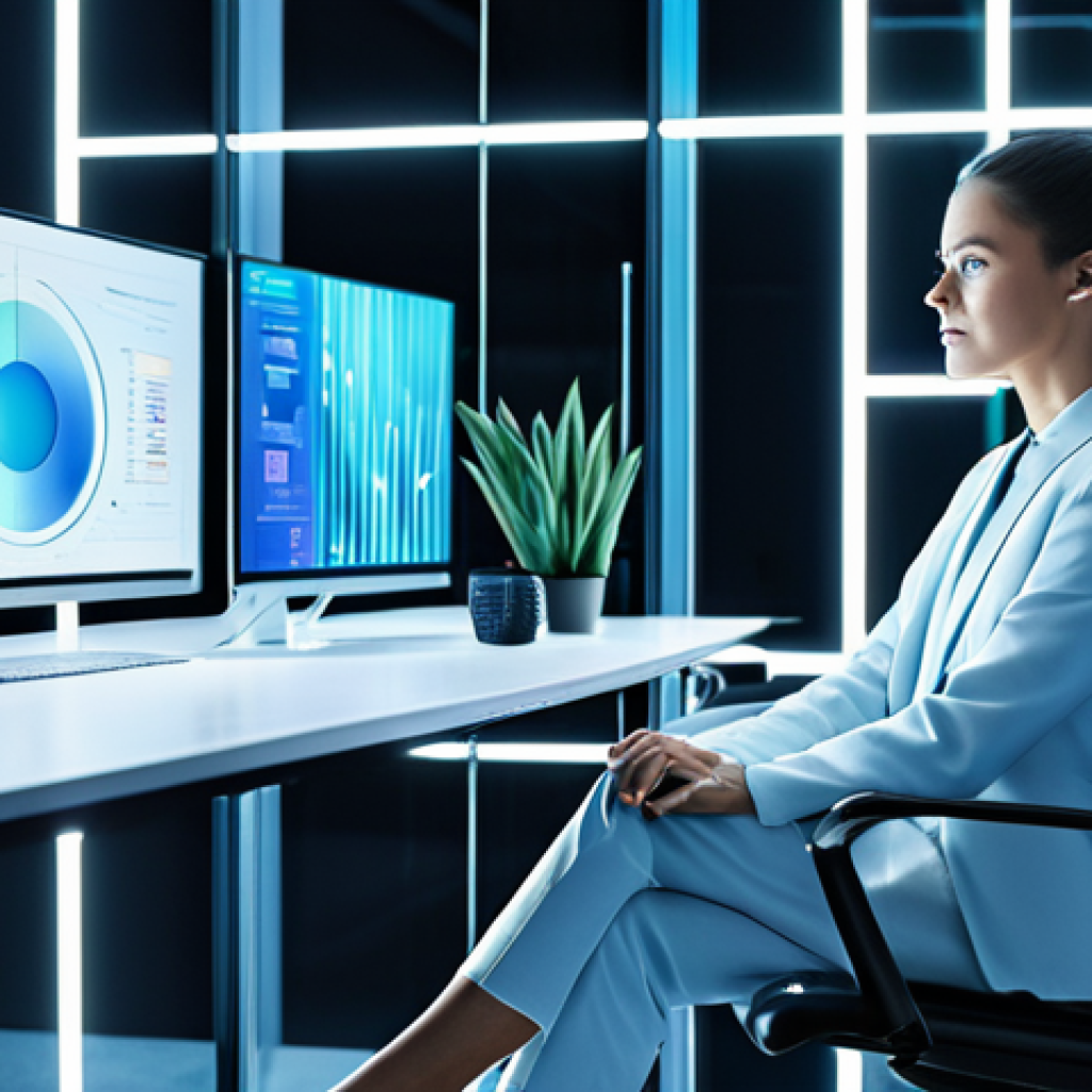 디지털 광고 활용법 - Generative AI Empowerment in Digital Advertising**
* **Prompt:** A dynamic, futuristic scene. A y...