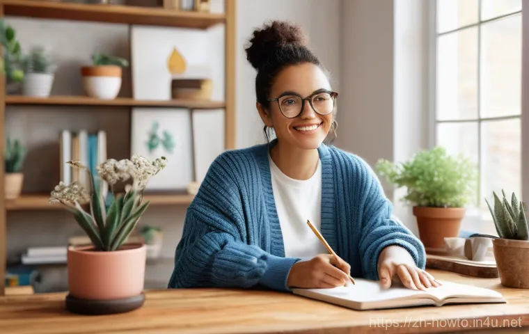 가정 경제 활용법 - **Mindful Shopping Decision:** A thoughtful woman in her early 30s, dressed in a stylish yet practic...