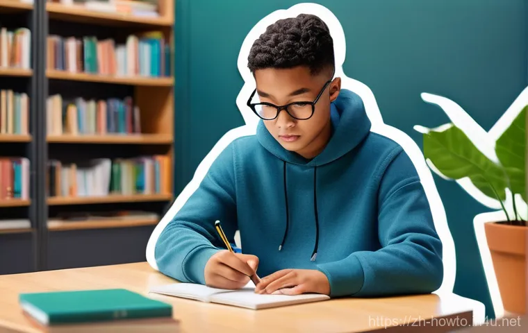 온라인 시험 준비 활용법 - **Prompt: AI Personalized Learning Journey**
    A vibrant and modern illustration of a young adult ...