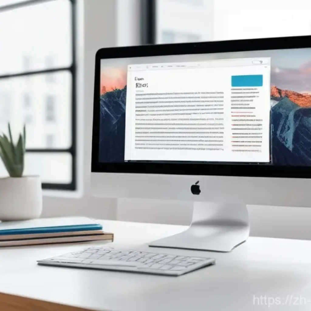 지식 관리 앱 활용법 - **Prompt:** A modern and organized home office setup, bathed in soft, natural light. A young profess...