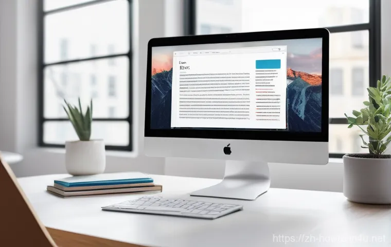 지식 관리 앱 활용법 - **Prompt:** A modern and organized home office setup, bathed in soft, natural light. A young profess...